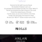 ANLAN Dual Polar Neck Beauty Device with 24K Gold Anti-aging Remove Double Chin Facial Lifting 5 Color LED Warm Facial Massager