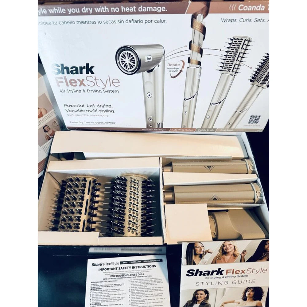 Shark Flexstyle HD430 Negative Ion Hair Dryer 5-in-1 Multi-function Automatic Hair Curler Hair High-speed Hair Dryer