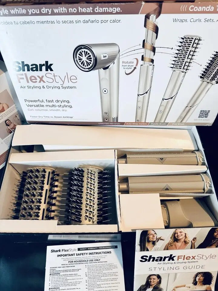 Shark Flexstyle HD430 Negative Ion Hair Dryer 5-in-1 Multi-function Automatic Hair Curler Hair High-speed Hair Dryer