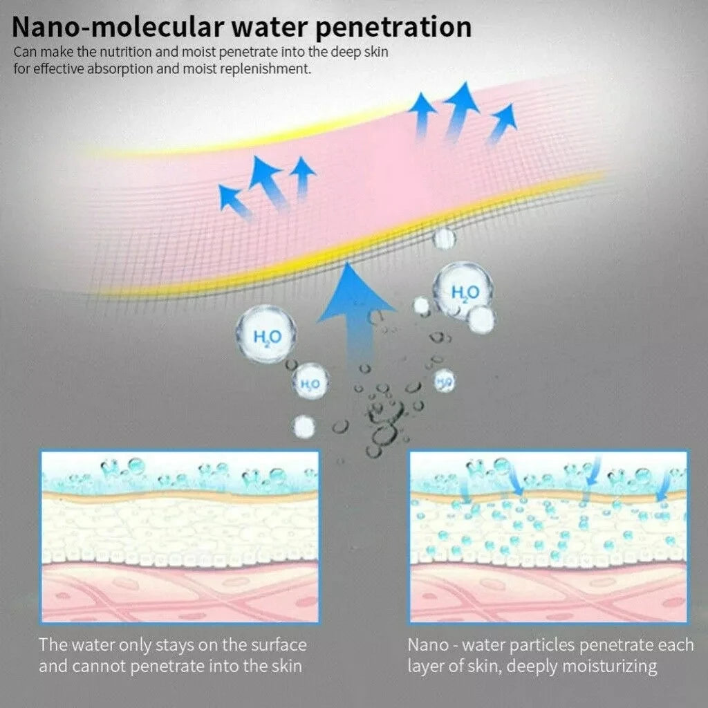 Nano Ionic Facial vaporizer Hot Face Steamer Blackhead Remover Vacuum Skin Scrubber Silicone Face Cleaning Brush Skin Care Set