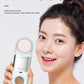 Hot Cold Facial Cleansing Brush Waterproof Face Scrubber Device Rechargeable Face Brush Electric Silicone Face Exfoliating Tool
