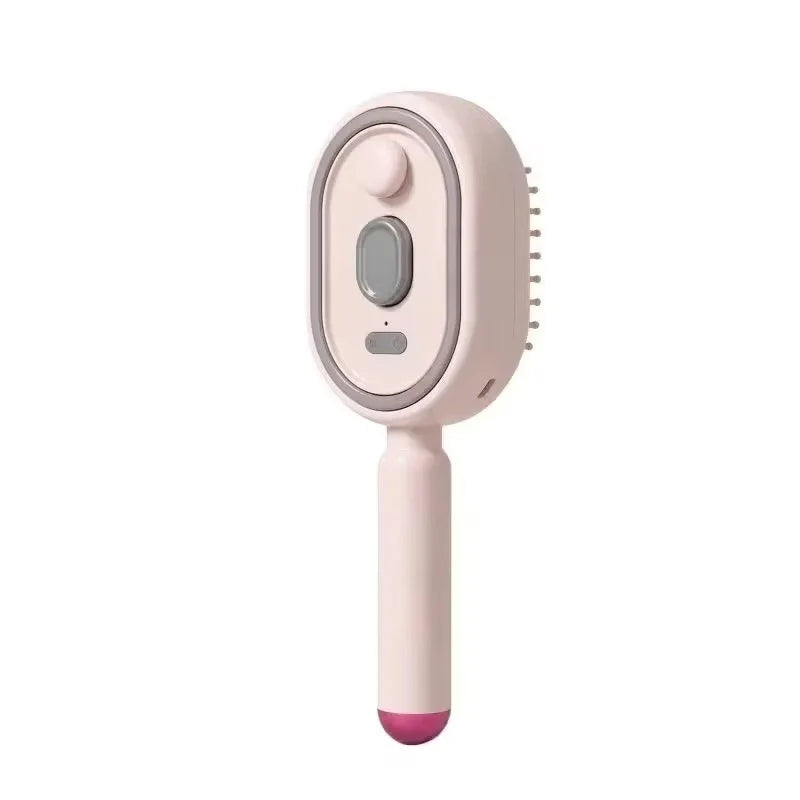Electric Steam Brush with Water Spray Wet Electrics Hairbrush USB-C Charging for Detangling Smoothing Styling & Frizz Control S