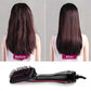 Hot Sale One Step  Hair Comb Negative Ion Hair Dryer Brush Curling Straight Wet And Dry Straight Curler Hot Air Comb