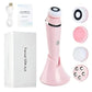 Waterproof IPX7 Electric Facial Cleansing Brush Electric Deep Cleaning Removal Blackhead Pore Exfoliator Face Massager Device