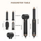 UKLISS 5 in 1 Blow Dryer Brush, Hair Dryer Brush Air Curler Air Curling Wrap Styler, Hot Air Brush Negative Ion Curler