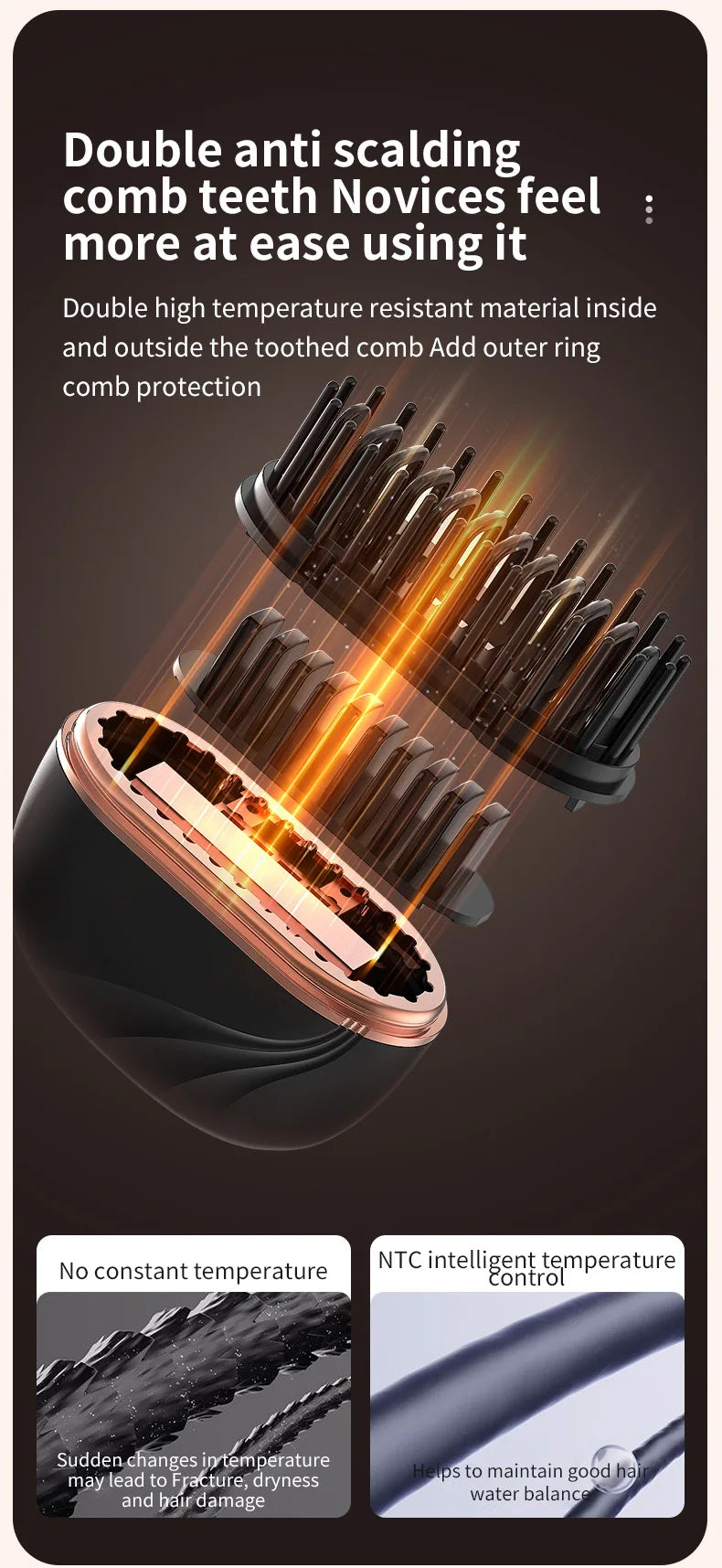 2026 New Mini Straightener Rechargeable Portable Hair Straightener Brush Anti-Scald Shell Cordless USB Charging Straighteners