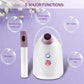 Facial Steamer Hot Cold Warm Mist Humidifier Face Deep Cleaning Vaporizer Nano Ionic Sprayer Salon Home Ozone Skin Moisturizer