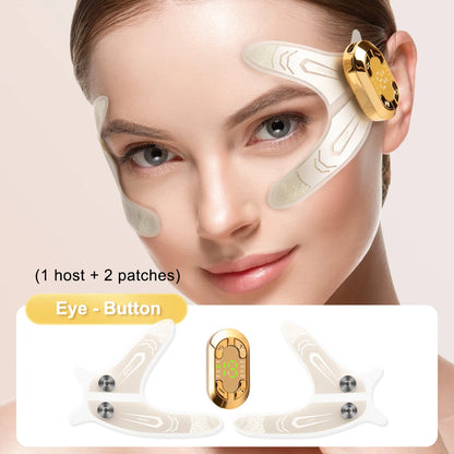 EMS Eye Face Massager Microcurrent Eye Care Device Facial Lifting Massage Reduce Dark Circles Eye Swelling Anti-Wrinkle