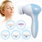 Electric 5 IN 1 Electric Facial Cleaner Brush Wash Machine Spa Skin Care Massage Blackhead Cleaning Facial Cleanser Tools
