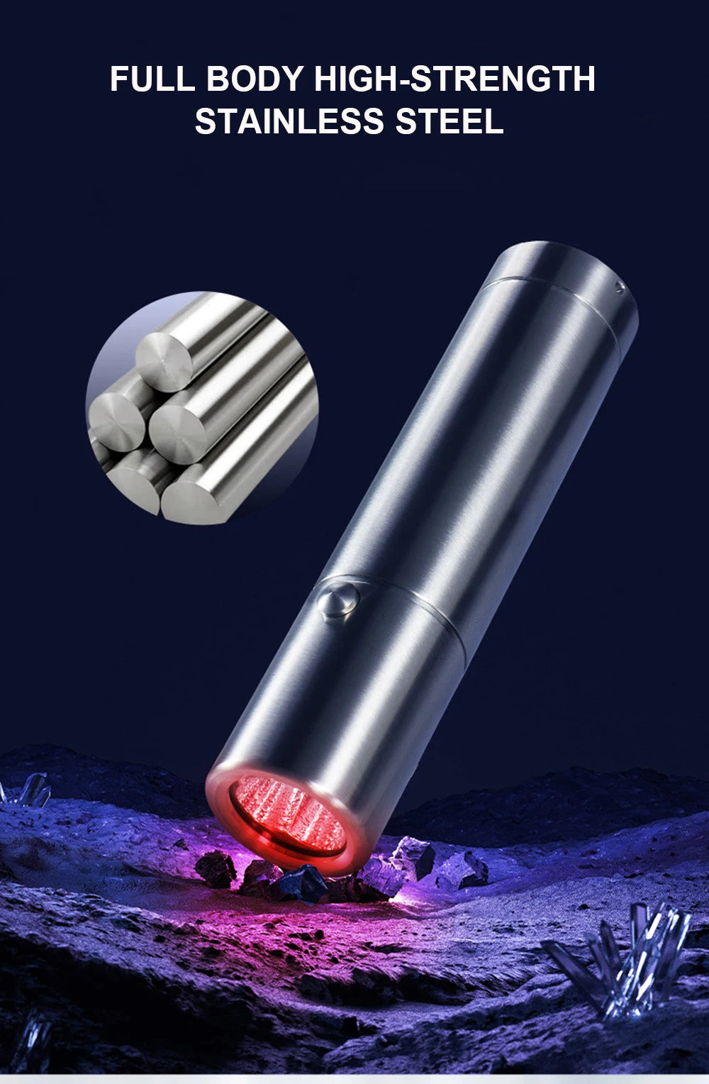 Blue & Red Light Therapy Device with 5 Wavelengths Near Infrared 900nm Light Therapy for Body Relief Acne Treatment Skin Health