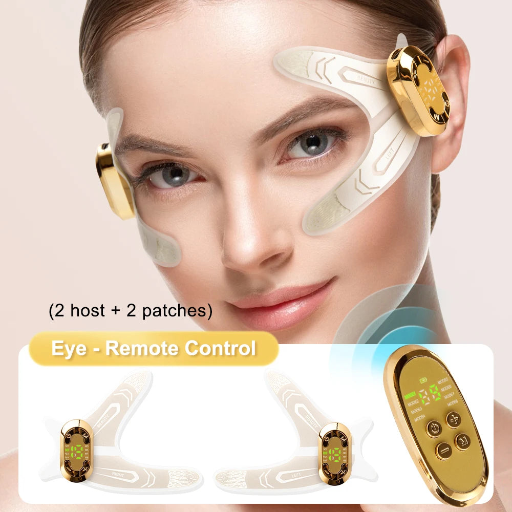 EMS Eye Face Massager Microcurrent Eye Care Device Facial Lifting Massage Reduce Dark Circles Eye Swelling Anti-Wrinkle