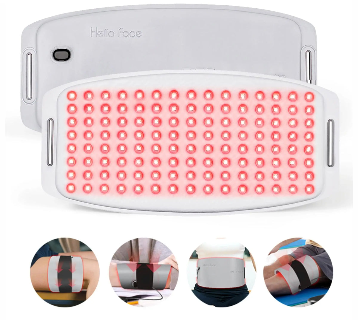 Hello Face 510K Wireless Near-Infrared and Red Light Therapy Facial Mask For Powerful Anti-ageing Professional Ultra-light Mask