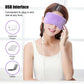 USB Heated Eye Mask for Dry Eyes & Sleep – Warm Compress with Constant Temperature,  Dark Circles & Puffiness Heated Eye Mask