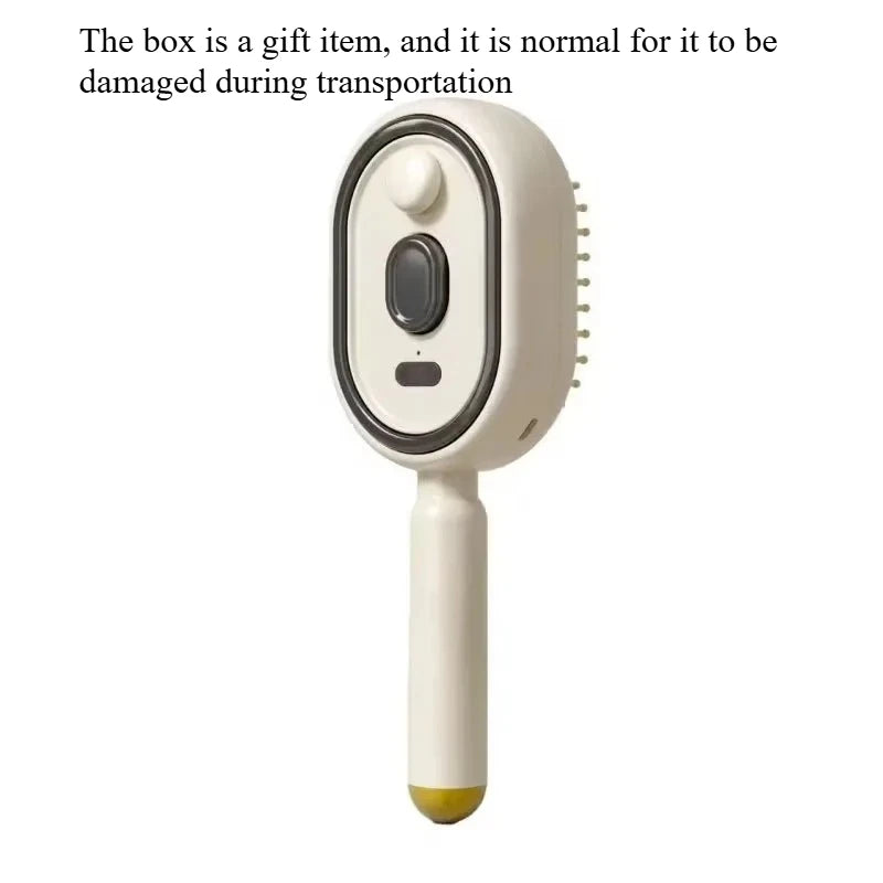 Electric Steam Brush with Water Spray Wet Electrics Hairbrush USB-C Charging for Detangling Smoothing Styling & Frizz Control S