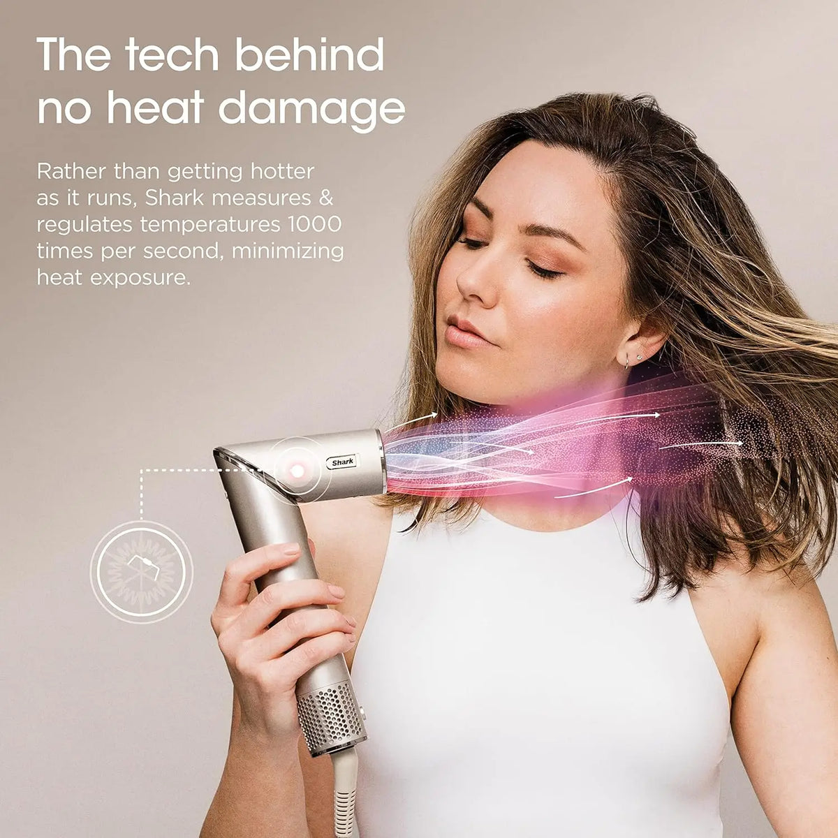 Shark Flexstyle HD430 Negative Ion Hair Dryer 5-in-1 Multi-function Automatic Hair Curler Hair High-speed Hair Dryer
