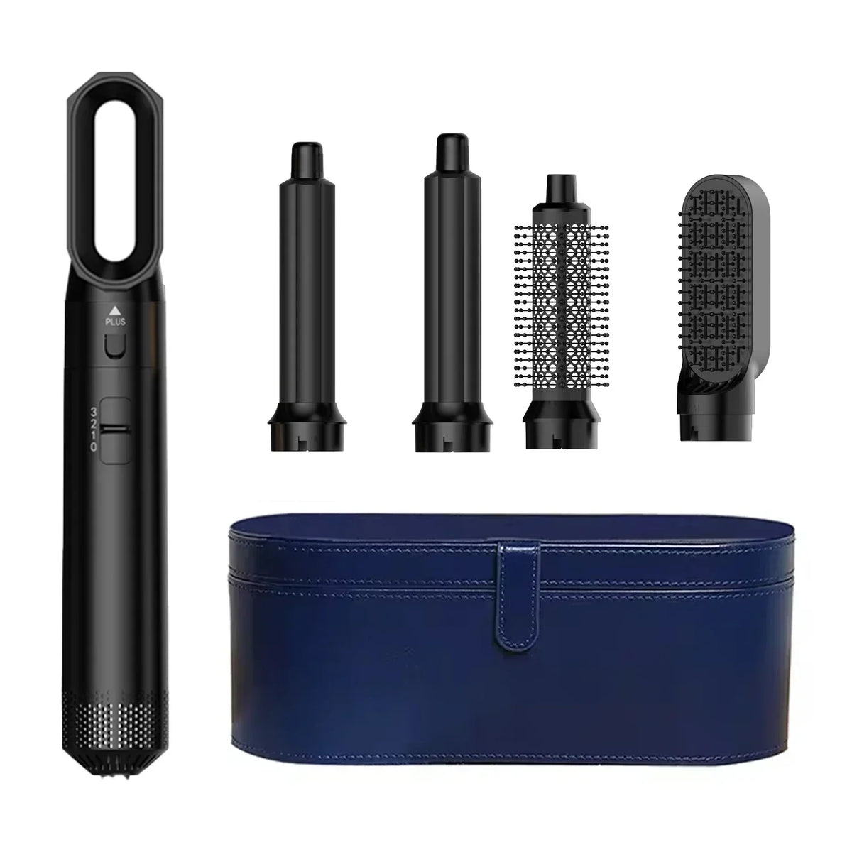 5 In 1 Hair Dryer And Styler Kit With Professional Hot Air Brush Curling Iron Hair Straightener For Curling And Straightening