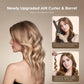 UKLISS 5 in 1 Blow Dryer Brush, Hair Dryer Brush Air Curler Air Curling Wrap Styler, Hot Air Brush Negative Ion Curler