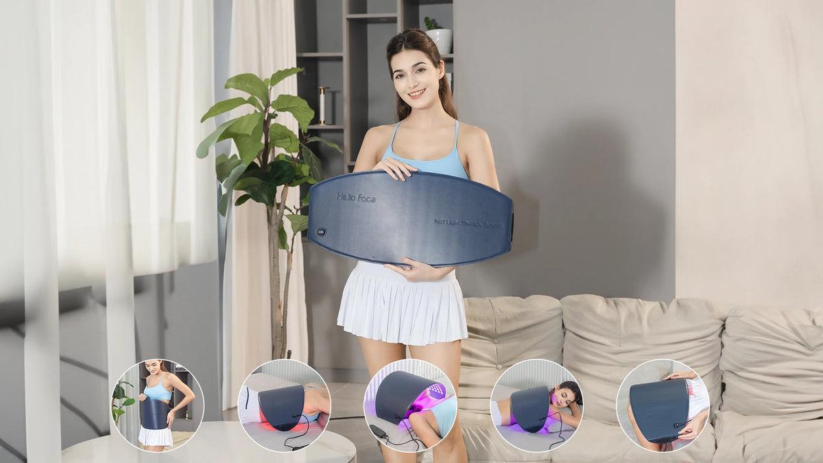 Hello Face 510K Wireless Near-Infrared and Red Light Therapy Facial Mask For Powerful Anti-ageing Professional Ultra-light Mask