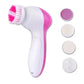 Electric 5 IN 1 Electric Facial Cleaner Brush Wash Machine Spa Skin Care Massage Blackhead Cleaning Facial Cleanser Tools