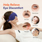 Heated Eye Masks For Dry Eyes 3D Rechargeable Adjustable Heat Massage Eyemask Relieve Eye Strain Office Home Sleeping Eyeshade