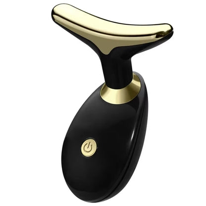 Neck Facial Lifting Device EMS Microcurrent LED Photon Therapy Vibration Face Massager Anti Wrinkles Tightening Skin Care Tools