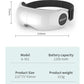 Smart Airbag Vibration Eye Massager Heating Bluetooth Music Eye Care Instrumen Hot Compress Relieves Fatigue And Dark Circles