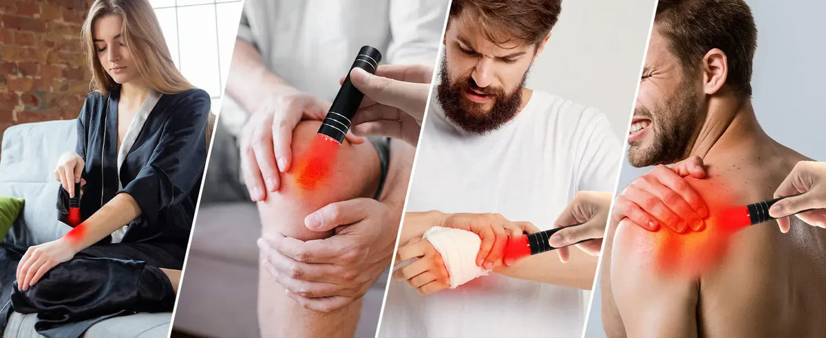 NEW Red Light Therapy Electric Torch Infrared Light Therapy Portable Lamp Pen Red Light Therapy Face Wand