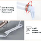 Temperature Setting Electric Hair Curler Long Curling Tong Wand 9-38mm Professional Hair Curling Iron LCD Screen