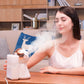 380ml Face Steamer Nano Spray Ionic Nebulizer Facial Vaporizer Hot Mist Hot Compress Skin Moisturizer Sprayer For Face Sauna SPA