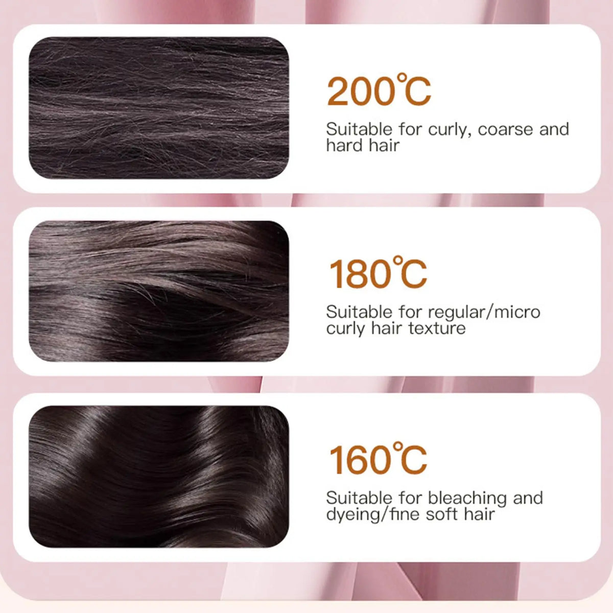 2026 New Mini Straightener Rechargeable Portable Hair Straightener Brush Anti-Scald Shell Cordless USB Charging Straighteners