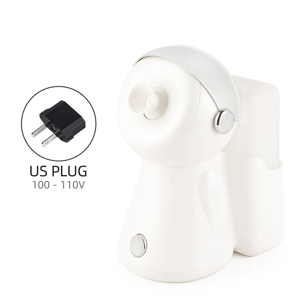 380ml Face Steamer Nano Spray Ionic Nebulizer Facial Vaporizer Hot Mist Hot Compress Skin Moisturizer Sprayer For Face Sauna SPA