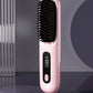 Women's Wireless Portable Hair Straightener, USB Rechargeable Negative Ion Hot Air Straightening Brush, Effectively Smooths Frizz, Makes Hair Shiny And Soft, Anti-Scald Design, 3 Temperature Settings, 30 Seconds Fast Heating,