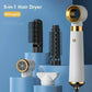 5-in-1 Hair Dryer with Straightener and Curler for Home Travel Salon Use, 110V/220V Negative Ion Fast Drying Styler Strong Wind
