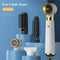 5-in-1 Hair Dryer with Straightener and Curler for Home Travel Salon Use, 110V/220V Negative Ion Fast Drying Styler Strong Wind