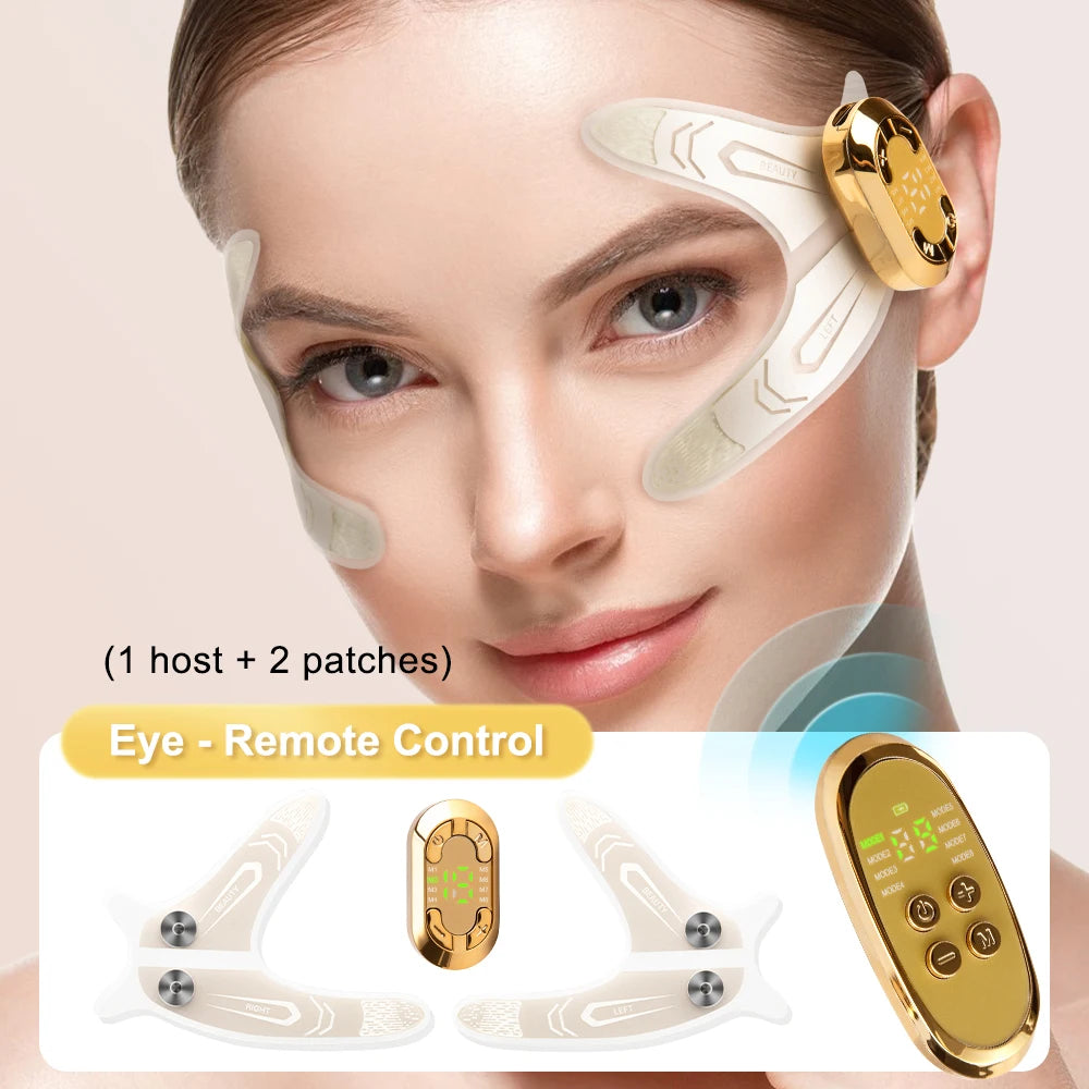 EMS Eye Face Massager Microcurrent Eye Care Device Facial Lifting Massage Reduce Dark Circles Eye Swelling Anti-Wrinkle