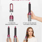 5 In 1 Hair Dryer And Styler Kit With Professional Hot Air Brush Curling Iron Hair Straightener For Curling And Straightening
