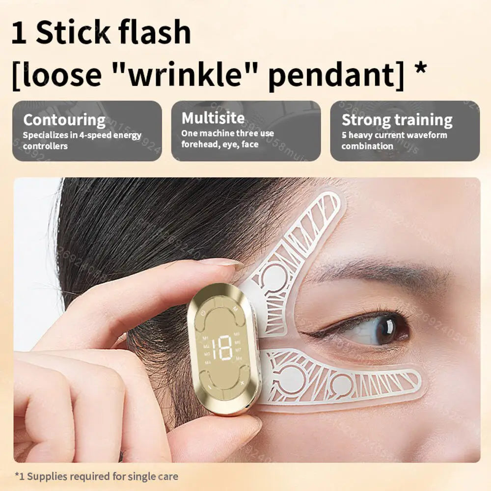 EMS Eye Care Device Face Beauty Massage Muscle Stimulator Facial Lifting Forehead Anti-Wrinkle Reduce Dark Circles Eyes Swelling