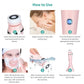 Waterproof IPX7 Electric Facial Cleansing Brush Electric Deep Cleaning Removal Blackhead Pore Exfoliator Face Massager Device