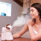 380ml Face Steamer Nano Spray Ionic Nebulizer Facial Vaporizer Hot Mist Hot Compress Skin Moisturizer Sprayer For Face Sauna SPA