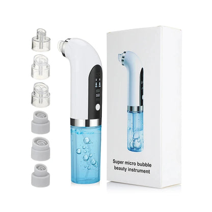 Black Pore Vacuum Remover Electric Micro Bubble Cleanser USB Recharge Beauty Device Skin Care Instrument Tool