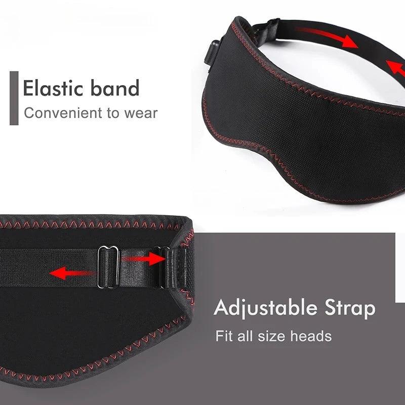 Heating Massage Eye Mask - Hot Compress Relieves Fatigue Dark Circles Aids Sleep 3 Gears Heat & Vibration (For Eye Strain)