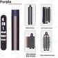 220V Hair Curler 6In1 Multi Hair Styler Curling Iron Hot Air Brush 20/30mm Auto-Curling Barrel Soft Straightening Brush HairDrye