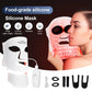 Silicone LED Mask Face With Neck 7 Colors LED Light Photon Therapy Anti Aging Rejuvenation Brighten Repair Skin Wireless Use