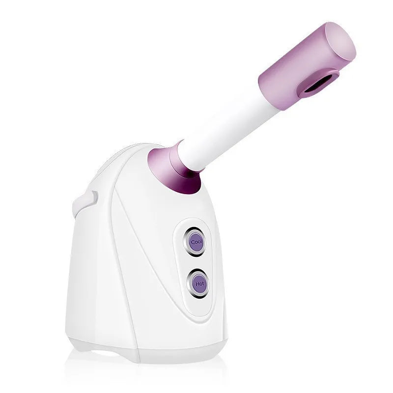 Facial Steamer Hot Cold Warm Mist Humidifier Face Deep Cleaning Vaporizer Nano Ionic Sprayer Salon Home Ozone Skin Moisturizer