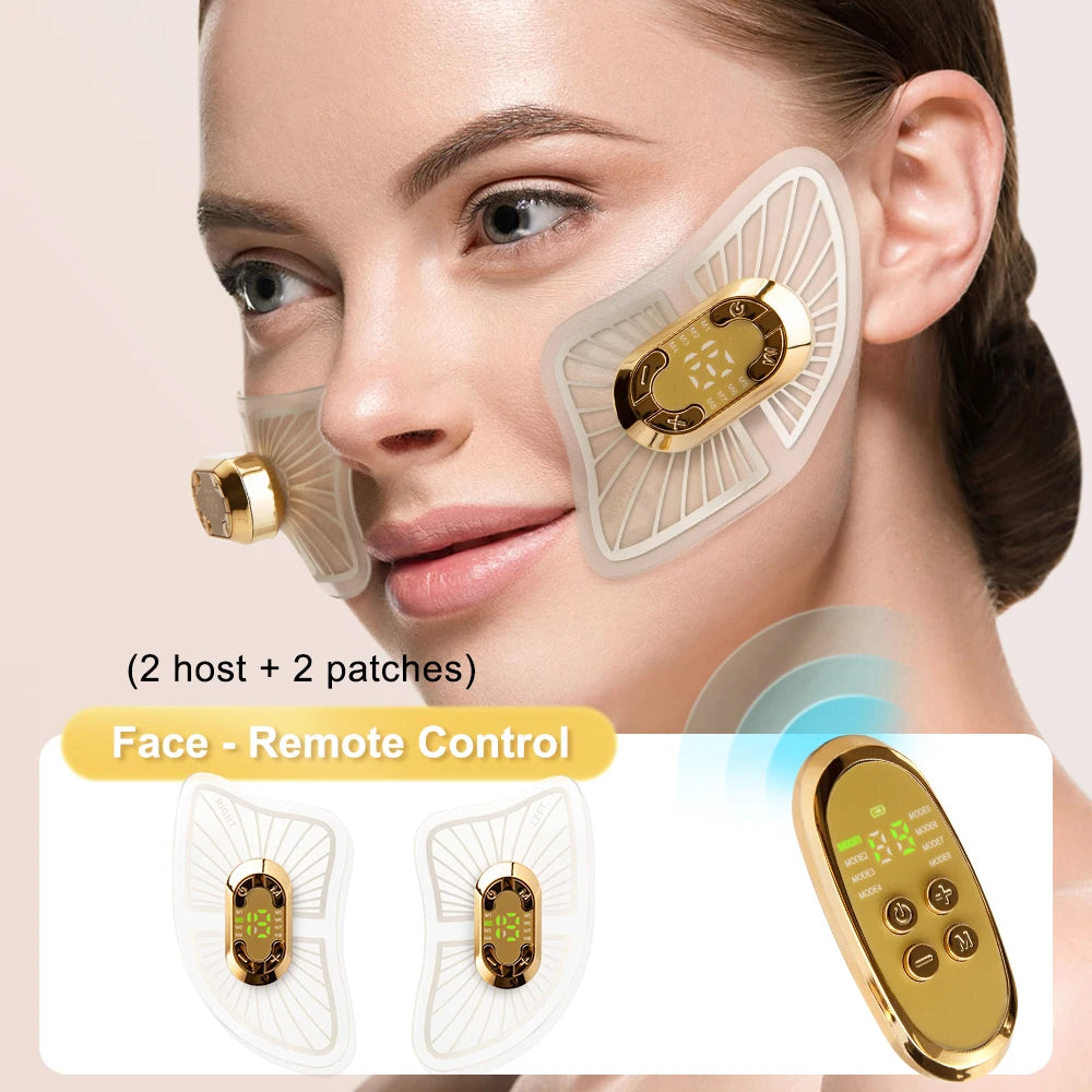 EMS Eye Face Massager Microcurrent Eye Care Device Facial Lifting Massage Reduce Dark Circles Eye Swelling Anti-Wrinkle