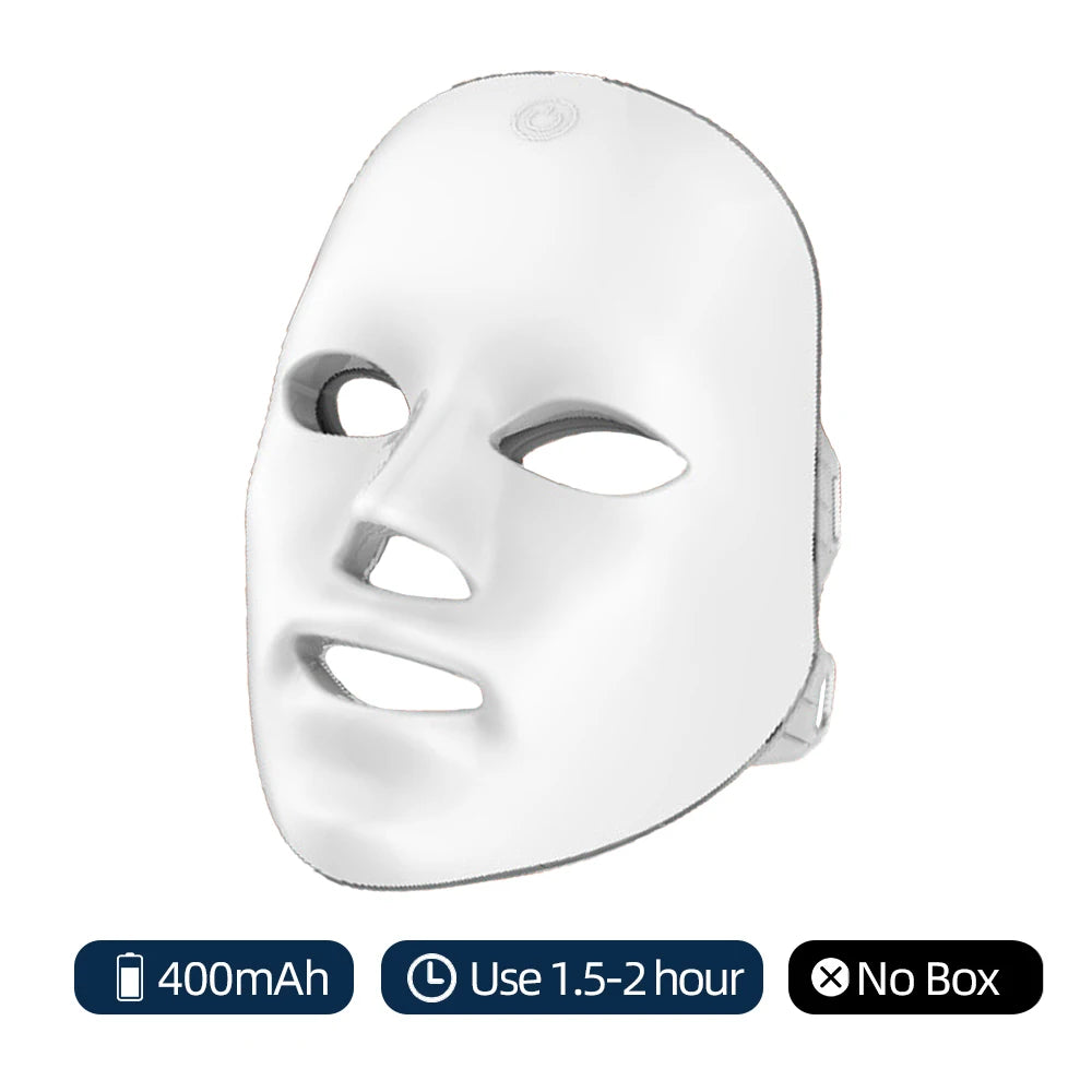 Wireless LED Mask 7 Color LED Face Mask Photon Skin Firming Anti Aging Rejuvenation Beauty Mask Machine