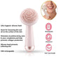 Electric Facial Brush Silicone Vibration Cleaner Waterproof Skin Care Machine Rechargeable Beauty Tool