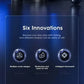 5-in-1 Hair Dryer with Straightener and Curler for Home Travel Salon Use, 110V/220V Negative Ion Fast Drying Styler Strong Wind