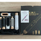 Hair Dryer 5-In-1 Electric Hair Comb Negative Ion Straight Curler Brush Blow Dryer Air Comb Removable Brush Kit Tool