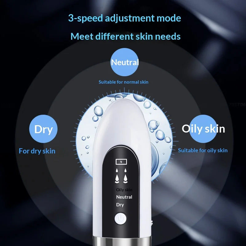 Black Pore Vacuum Remover Electric Micro Bubble Cleanser USB Recharge Beauty Device Skin Care Instrument Tool